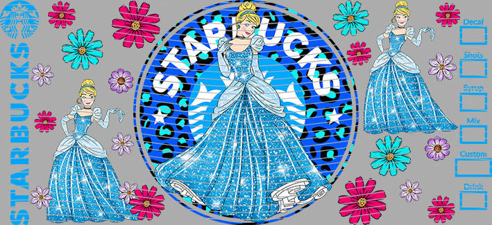 16oz Disney style-D-2367